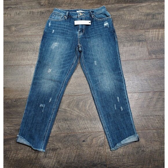 Jeans Habitual Capri Distressed Boyfriend Size 25 Beachcore Summertime 100Cotton - Picture 9 of 13